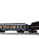 Lionel The Polar Express Electric O Gauge Bluetooth 5.0 Train Set with Remote, Voice Control, Lights, Sounds & Smoke, Christmas Model Train, Ages 14+