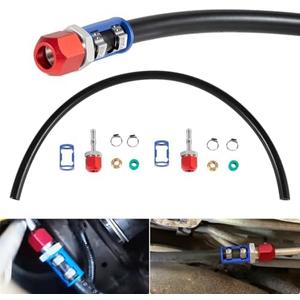 800-671 A/C Line Splice Kit for 3/8 Line With No.6 Hose, A/C Air Conditioning Repair Splice Connector, Universal Fit For 3/8'' Hose to Hard Lines Repair