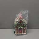 MOMENTS IN TIME 11H LED Lighted Gingerbread House Hand-Painted Polyresin Christmas Village Dcor Battery Operated Holiday Decoration Light Up Gingerbread House with Festive Details