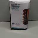 New England Stories Revolving Spice Rack Set with 20 Spice Jars, Kitchen Spice Tower Organizer for Countertop or Cabinet - Carousel Storage Includes 386 Spice Labels (Gold)