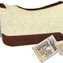 5 Star Equine - 3/4" Thick Western Contoured All Around Saddle Pad 30" x30 - Great for Barrel Racing, Trail Riding & Roping