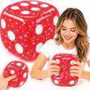 Jumbo Squishy Dice Toys, Gaint Soft Squeeze Fidget Toy for Kids Adults