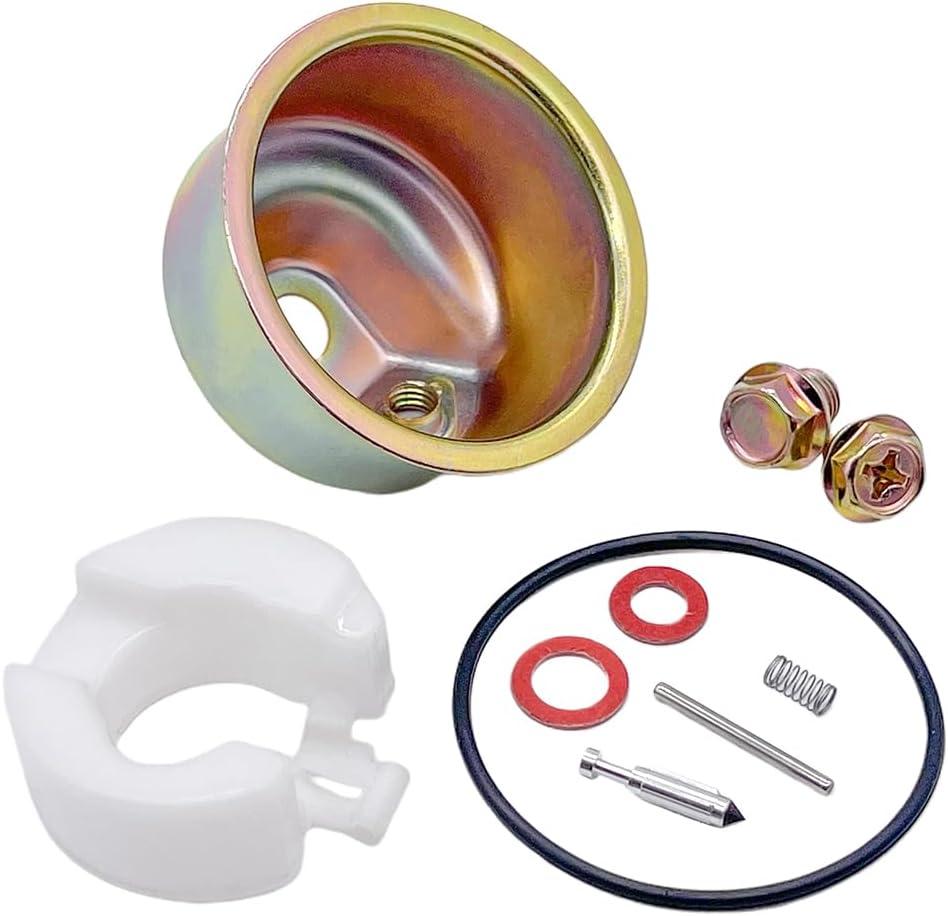 GX120 Carburetor Kit Fits for Honda GX160 GX200 Needle Bowl Float Gasket Seal Pin, Aluminum