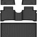 HAFIDI Floor Mats & Cargo Liner Set Fit for 2023 2024 2025 2026 Kia NIRO & NIRO Hybrid (Not for NIRO EV &NIRO PHEV) All Weather Protection TPE Anti-Slip Floor Liners Custom Accessories -Black