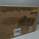 Excavator Sandbox with Lid, 2 Diggers, Dump Truck & Sand Toys, Sandbox without Umbrella