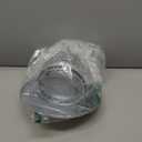 6 Inch Round Roof Rain Cap HVAC Vent Galvanized Steel All Weather Chimney Cap Roof Top Round Roof Vent with Rubber Gasket for Perfect Insulation Vent Cover 