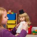 Mini Top Hat, 2pcs Miniature Top Hats for Dolls Doll Tophat Decorative Party Supplies for DIY Pets Craft Accessories Ornaments Party Decoration Cosplay Accessories