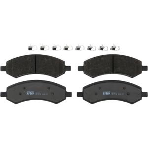TRW Pro TRM1084 Disc Brake Pad Set For Ram 1500 2011-2018, Front, And Other Applications