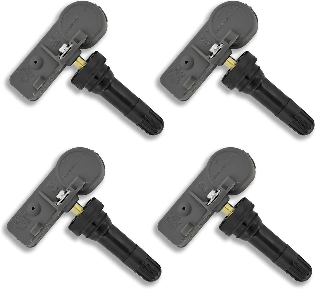 TPMS Sensor,GM 315Mhz Tire Pressure Monitoring Sensor Compatible for Chevy Silverado GMC Cadillac Buick Pontiac Saturn Hummber Saab Replace#13598771 13598772 13586335 13581558 4 Pack
