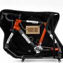 Bike Travel Bag Airplane Box for Air Travel | Durable Bike Cases with Full Protection | Fits Road & TT Bikes with Wheels, Safe Case for Flying, Extra Large