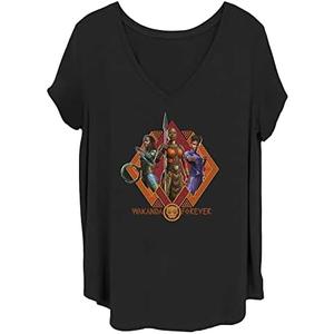 Marvel Women's Wakanda Forever Trio T-Shirt, XL