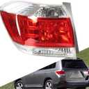 Tail Light Assembly Brake Lamp Outer Rear Left Side Replacement for Highlander 2011 2012 2013