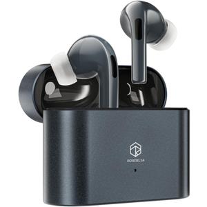 Earfree i5 Wireless Earbuds Bluetooth TWS Earphones Hybrid ANC Headphones HiFi Sound Quality 50 Hours Long Playtime 48dB IPX5 Waterproof Bluetooth 5.3 Game Mode 54ms(Black)