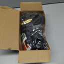 Flexi Hose Lightweight Expandable Garden Hose, 50FT - Retractable Garden Hose, Water Hose - No-Kink Flexibility, 3/4 Inch Solid Brass Fittings and Double Latex Core (Black)