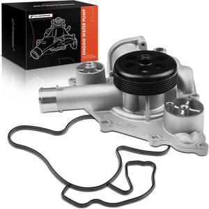 A-Premium Engine Water Pump W/Pulley & Seal [fits OHV, 8Cyl 5.7L 6.1L] Compatible with Chrysler 300 05-10 & Dodge Charger 06-10, Challenger 08-10, Magnum 05-08 & Jeep Grand Cherokee 05-08, Commander