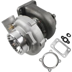Universal Turbocharger Compatible with GT35 GT3582 T3, Turbo Charger AR.70/63 600HP Boost for 2.5L-6.0L Engine 4/6 Cylinder with Flange