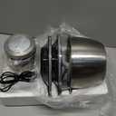 Kitchen in the box Food Processor, Electric Meat Grinder & Food Chopper with 400W Powerful Veggie Chopper-2 Bowls8 Cup+8 Cup & 2 Bi-Level Blades for Meat/Fish/Vegetable/Baby FoodSliver Button