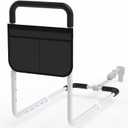 Bed Rails for Elderly Adults Safety, Bed Handle Bedside Assist, Adult Bed Rails for Seniors, Adjustable Bed Bar with Storage Pocket & Fixing Strap, Bed Cane Fits Twin, Queen, Full, King Bed (1 Pack)
