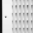 HVAC Premium 10'' X 6'' 1-Way AIR Supply Grille - Vent Cover & Diffuser - Flat Stamped Face - White [Outer Dimensions: 11.75''w X 7.75''h]
