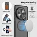 Nillkin Camshied Prop [Magsafe Compatible] for OnePlus 13 Case 5G (2025) -Kickstand | Camera Cover|Military Grade Drop Tested | Shockproof|Slim (Grey, for OnePlus 13)