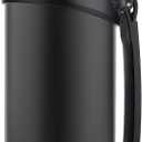 Large Thermosflask- 85oz Stainless Steel Insulated Bottle for Travel with BPA Free Cup - 2.5L Oversized Vacuum Insulated Thermoses with Handle and Strap for Hot & Cold Drinks(Black) (84.5 Ounces)