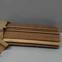 LazBlinds 100% Blackout No Drill Bamboo Roman Shades, Cordless Bamboo Blinds for Indoor Windows, Room Darkening Shades for Home & Patio, Thermal Insulated, Acron, 21" W x 64" H