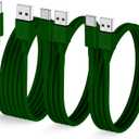 3-Pack Green [3.3FT+3.3FT+6FT] USB A to USB C CableUSB to USB C Car Carplay Cable for iPhone Air 17 16e 16 15 Pro Plus Pro Maxfor Galaxy S25/S24, for iPad Pro/Air/mini, for MacBook Pro/Air and More