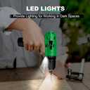 Tegatok Cordless Drill Set,12V Power Drill Set with Battery and Charger, Electric Driver Drills Bits, 3/8'' Keyless Chuck,18+1 Torque Setting with LED Electric Drills Set