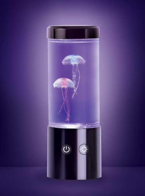 Merkury Innovations Jellyfish Night Light Lamp Motion & Multicolor Leds - Easy Mode Switching, USB Powered - 9", Black  Merkury Innovations Jellyfish Night Light Lamp Motion & Multicolor Leds - Easy Mode Switching, USB Powered - 9", Black
