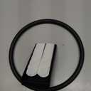 STWWO Adhesive Towel Ring, Hand Towel Holder for Bathroom, Adhesive Round Towel Ring for Bath RV, Black