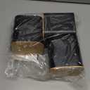 Juvale Coffee Tea Sugar Container Set - Black Iron Square, 3 Pack, 48 oz Each - Coffee Bean Storage & Sugar Storage - Countertop Kitchen Canisters with Tight Seal Lids