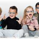 2 x JDD 3 Pack Whole Thug Life 8 Bits Pixelated Meme Party Sunglasses Mosaic Gamer Photo Props Glasses for Men Women, Black, Large