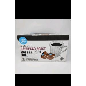 Happy Belly Espresso Roast Coffee Pods compatible with Keurig, 96 Pods (Pack of 1)