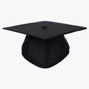 FtyFty Unisex Adult Matte Graduation Cap with Tassel Year Charm (Black) 2 Pack 2025