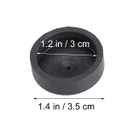 Mipcase Silica Gel Aquarium Air Pump Membrane Replacement Accessories for Fish Tank Oxygen Pump 1.37X1.37X0.59 Inch Cleanable Durable Membranes 10 Pack