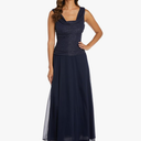 R&M Richards Women's Glimmer Flow Dress, Size 14W 