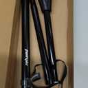 REHAND Walking Cane - Foldable, Adjustable, Collapsible Walking Canes for Men & Women, Heavy Duty All Terrain Tip, with Travel Bag | Walking Sticks for Seniors & Adults (Natural Black)