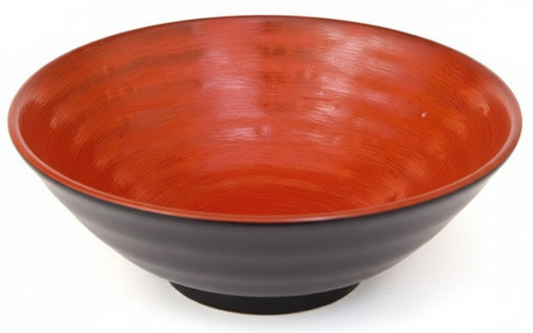 For Red Melamine Large Serving Soup Bowl 9.5in