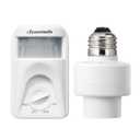 DEWENWILS Motion Sensor Light Socket, E26/E27 Screw in Dusk to Dawn Sensor Adapter, 120V Motion Activated Switch and Light Socket Kit for Garage, Porch, Basement, ETL Listed