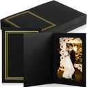 Fainne 100 Pcs Photo Folders for 4x6 or 5x7 Pictures Photo Frame Note Cards Paper Greetings Cardboard Picture Frame Inserts Cards Picture Insert Notecard for Portraits, 5.625 x 7.625 inches