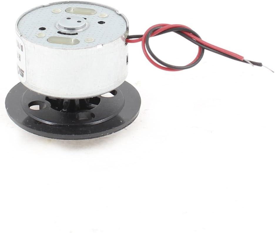 uxcell Metal Black Tray DC 3V-5.9V Micro Motor for VCD DVD Player W Base