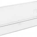 No-Drill Acrylic Shower Caddy  Wall Mounted Bathroom Shelf with Drain Holes, Strong Adhesive, Large Capacity for Shower, Kitchen, RV  Sandra Series