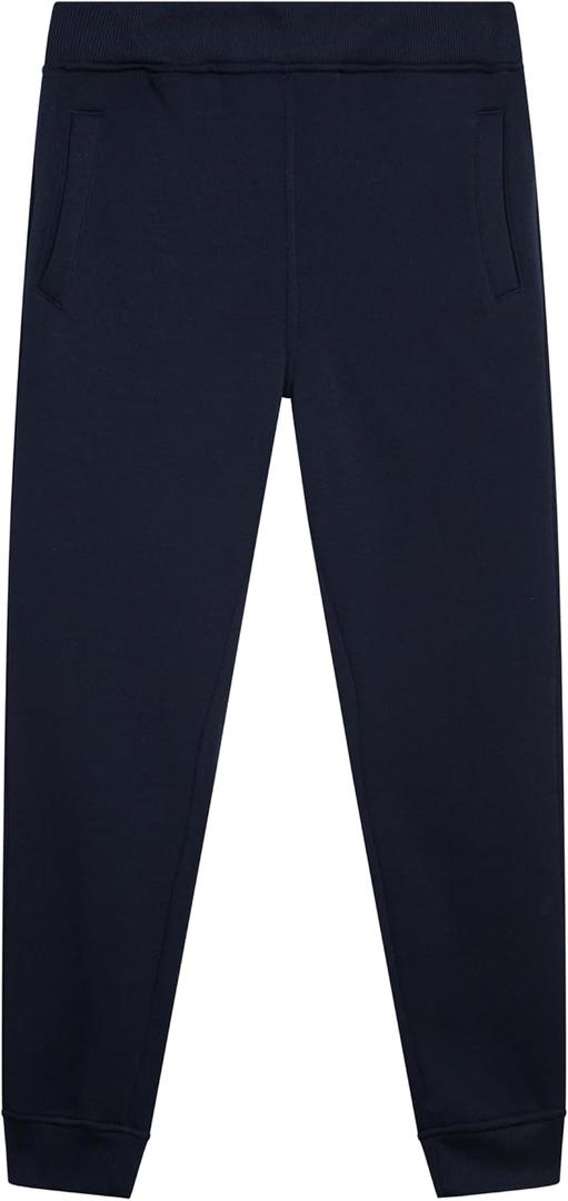 Southpole Boys' Active Basic Fleece Jogger Pants (10-12, New Navy)