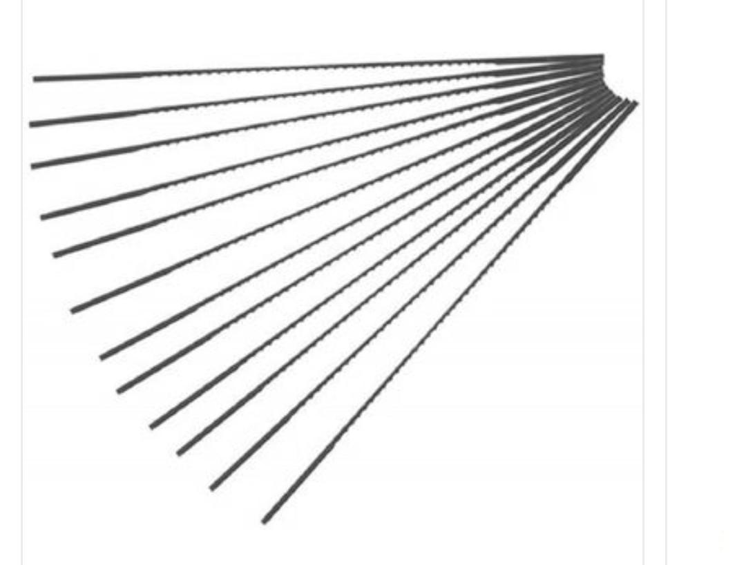 Delta #9 Super Sharps Scroll Saw Blades 12pk