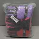 Bencailor 6 Pairs Kids Winter Gloves Waterproof Ski Glove Boy Girl Warm Snow Snowboard Mittens for Cold Unisex (6-10 Years, Light Purple Blue-green Light Pink Rose-red Red Black)