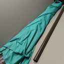 Patio Kingdom 10FT Patio Umbrella Outdoor Market Umbrella with Crank and Tilt, 8 Flexible Fiberglass Ribs, UV-Resistant Waterproof Canopy for Patio, Deck, Garden, Backyard, Turquoise Blue