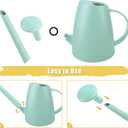Watering Can for Indoor and Outdoor Plants - Long Spout Water Can for Garden, Flower, House Plants - 1.8L/1/2 Gallon (Green)