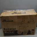 Rollator Walker for Seniors, Lightweight Foldable All Terrain Rolling Walker with seat, Aluminum Walkers with 10 inch Rubber Wheels, Handles and Backrest for Seniors and Adult