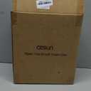 Cesun 3.4 Gallon Bathroom Trash Can, Small Office Garbage Can, Slim Metal Waste Basket for Bedroom, Dorm, Toilet, Near Desk, Under Sink, RV (Black)