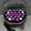 Remington Ionic Conditioning Hair Setter, 20 Velvet Hair Rollers, 6 Large (1), 10 Medium (1"), 4 Small (), Blowout Style Hair Curlers (pink)